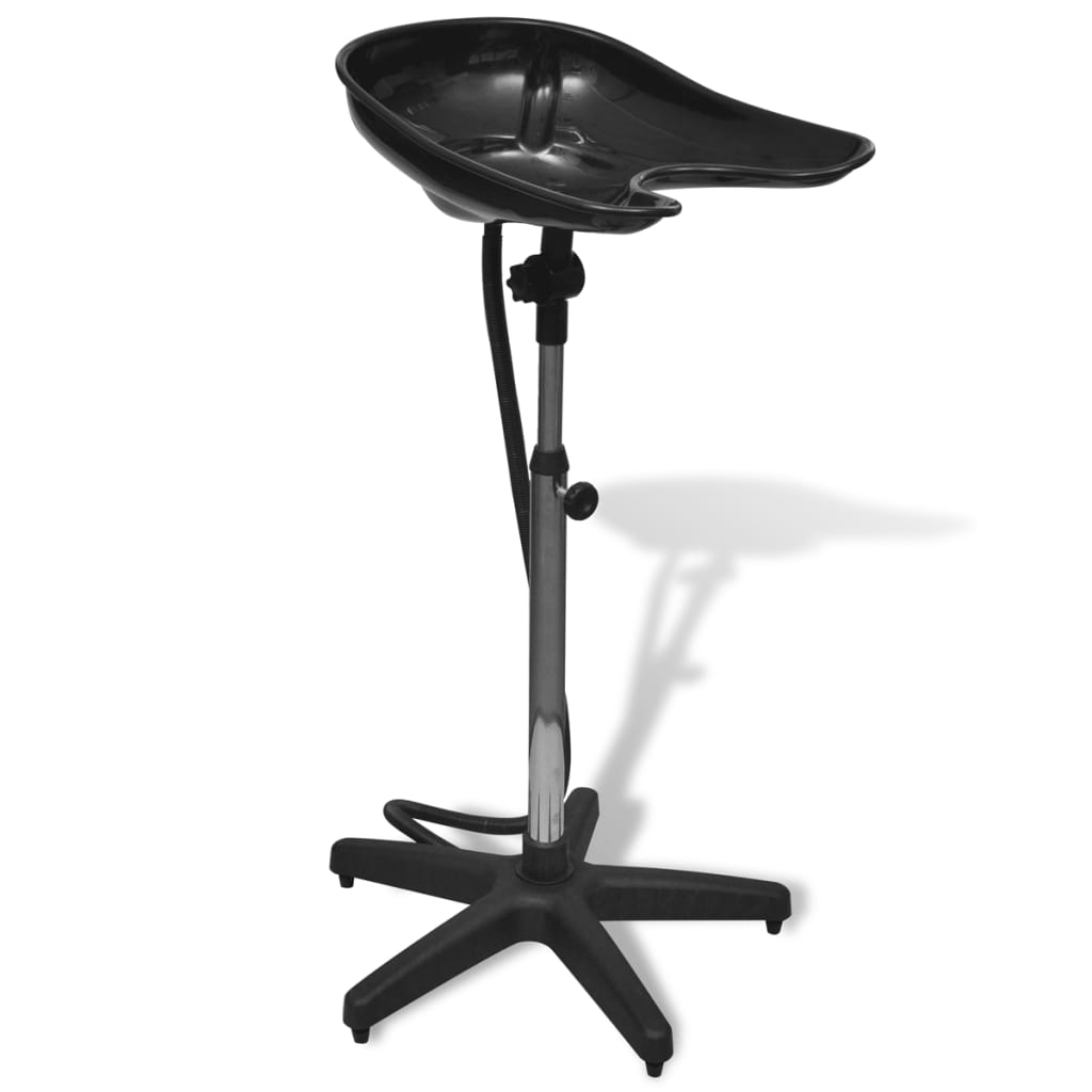 Black hair washing basin
