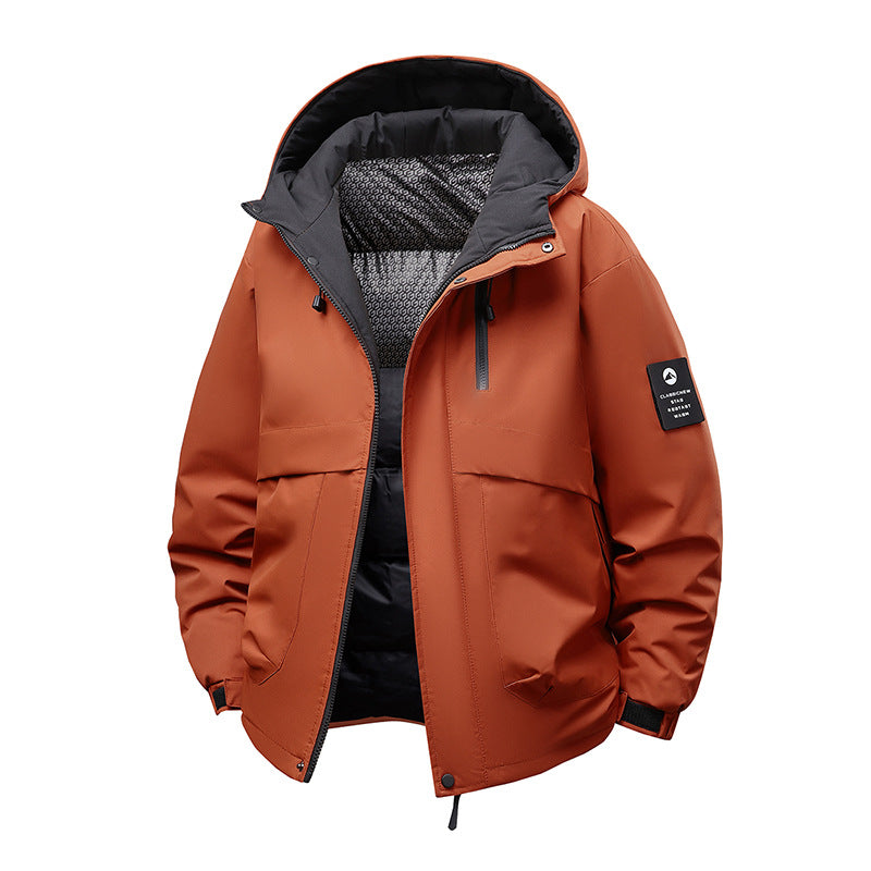 Men's Lined And Padded Workwear Cotton Jacket