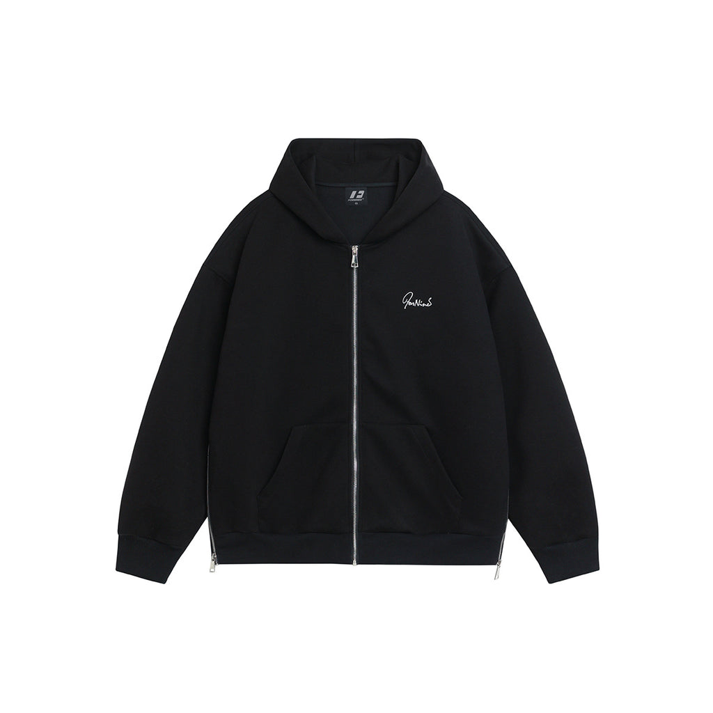 Zip-up High-street Hoodie Trendy Unisex Brand Hooded Cardigan Couples Wear