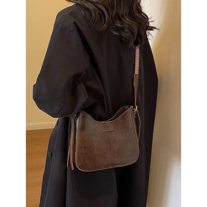 Women's New Fashionable High-End Stylish Retro Crossbody Bag